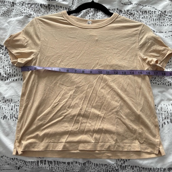 LULULEMON CLASSIC FIT COTTON BLEND TSHIRT *PROSECCO - Picture 6 of 8